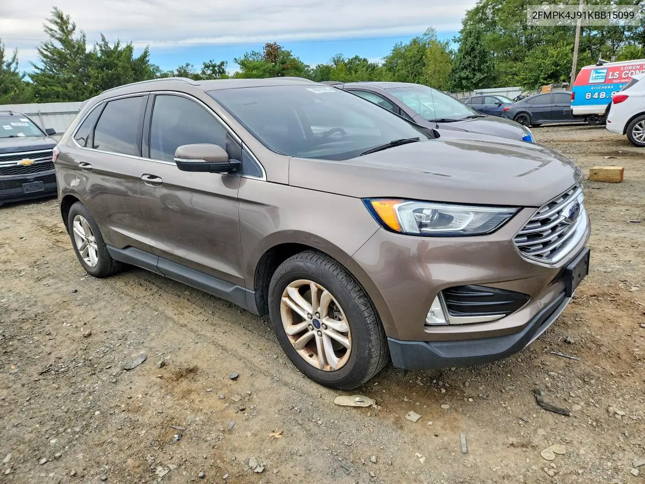 2019 FORD EDGE VIN 2FMPK4J91KBB15099 — фото 4
