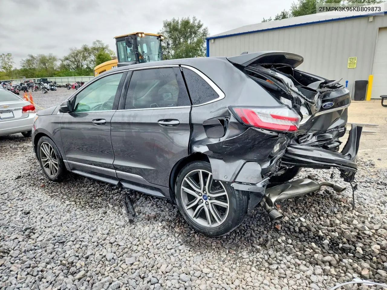 2019 FORD EDGE VIN 2FMPK3K96KBB09873 — фото 2