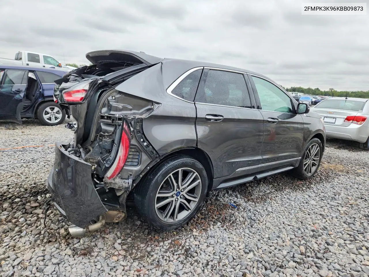 2019 FORD EDGE VIN 2FMPK3K96KBB09873 — фото 3