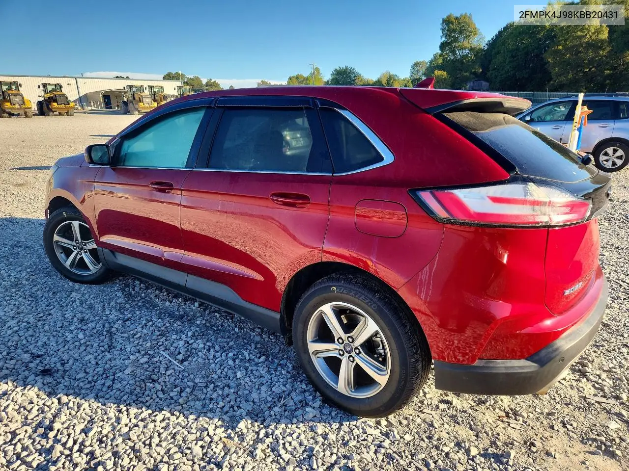2019 FORD EDGE VIN 2FMPK4J98KBB20431 — фото 2