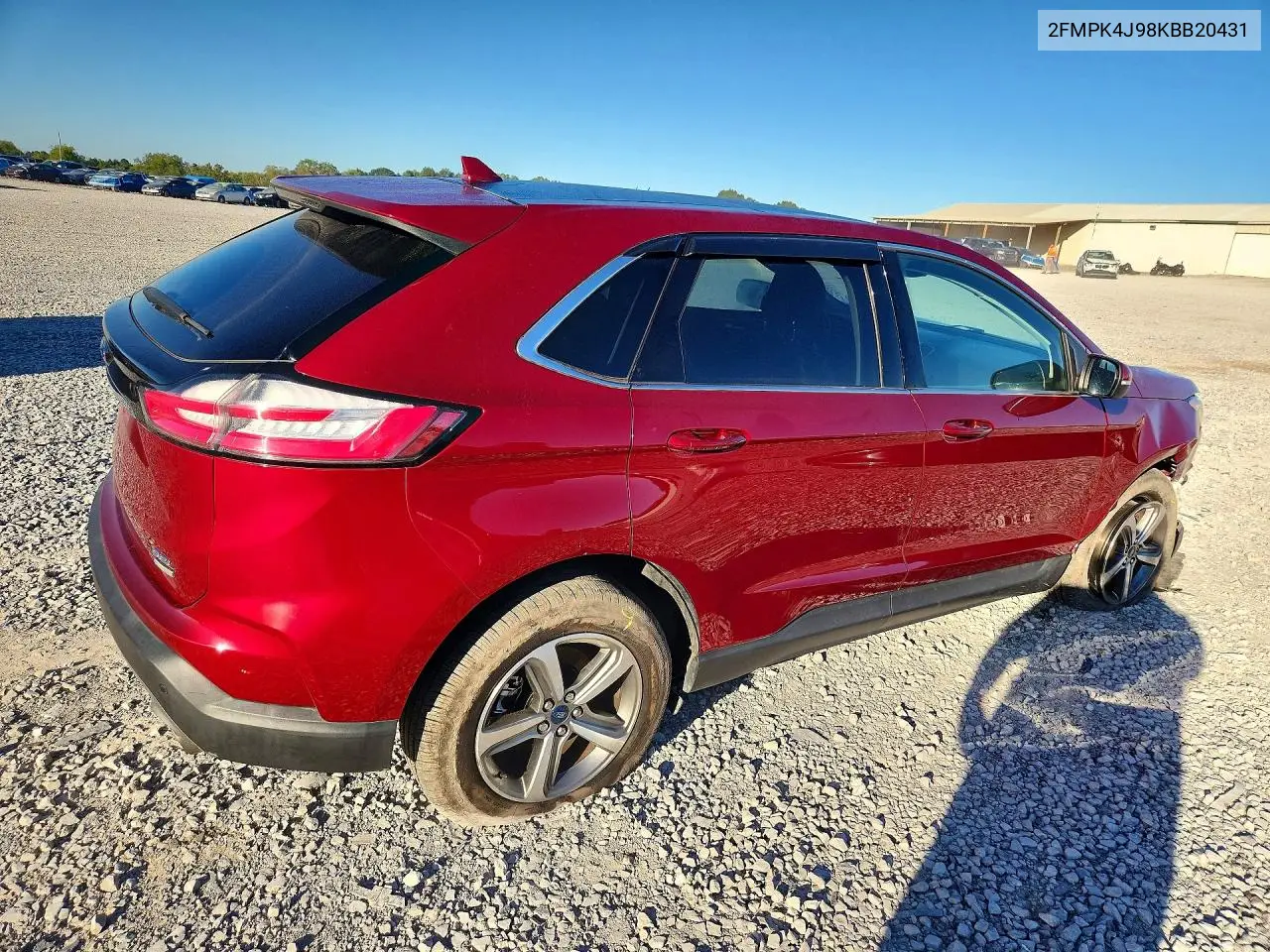 2019 FORD EDGE VIN 2FMPK4J98KBB20431 — фото 3