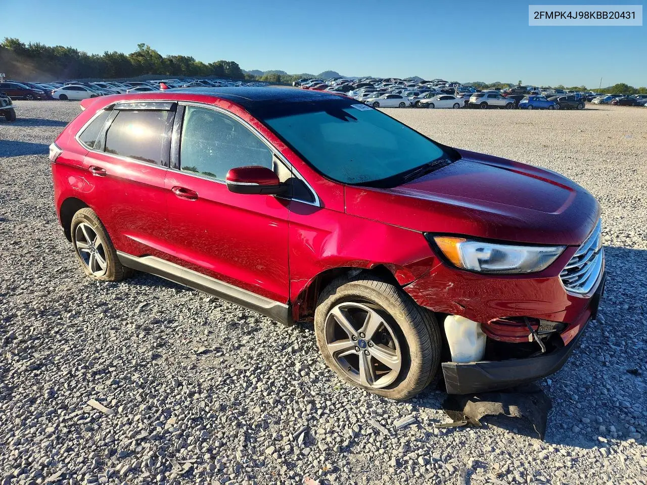 2019 FORD EDGE VIN 2FMPK4J98KBB20431 — фото 4