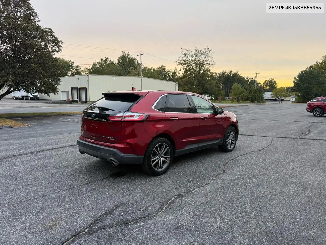 2019 FORD EDGE VIN 2FMPK4K95KBB65955 — фото 4