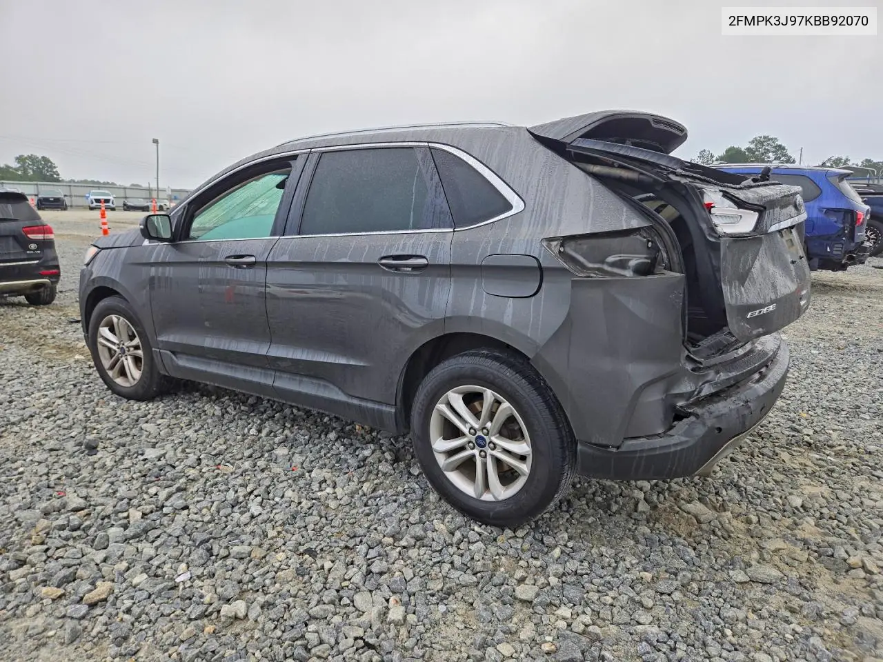 2019 FORD EDGE VIN 2FMPK3J97KBB92070 — фото 2
