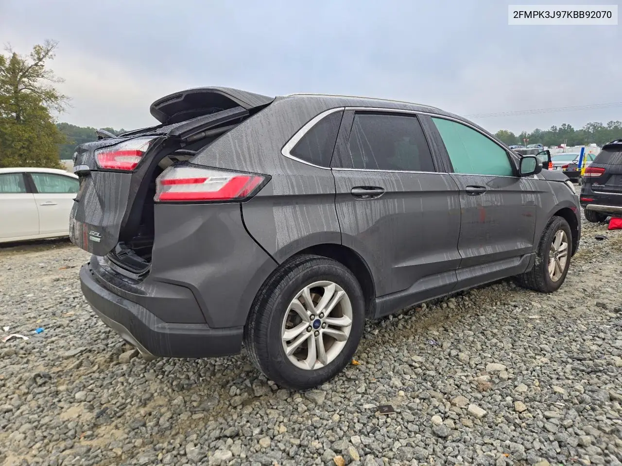 2019 FORD EDGE VIN 2FMPK3J97KBB92070 — фото 3