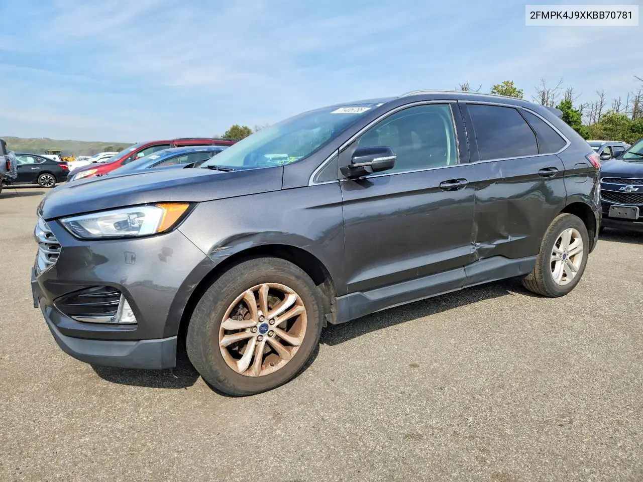 FORD EDGE 2019, VIN 2FMPK4J9XKBB70781
