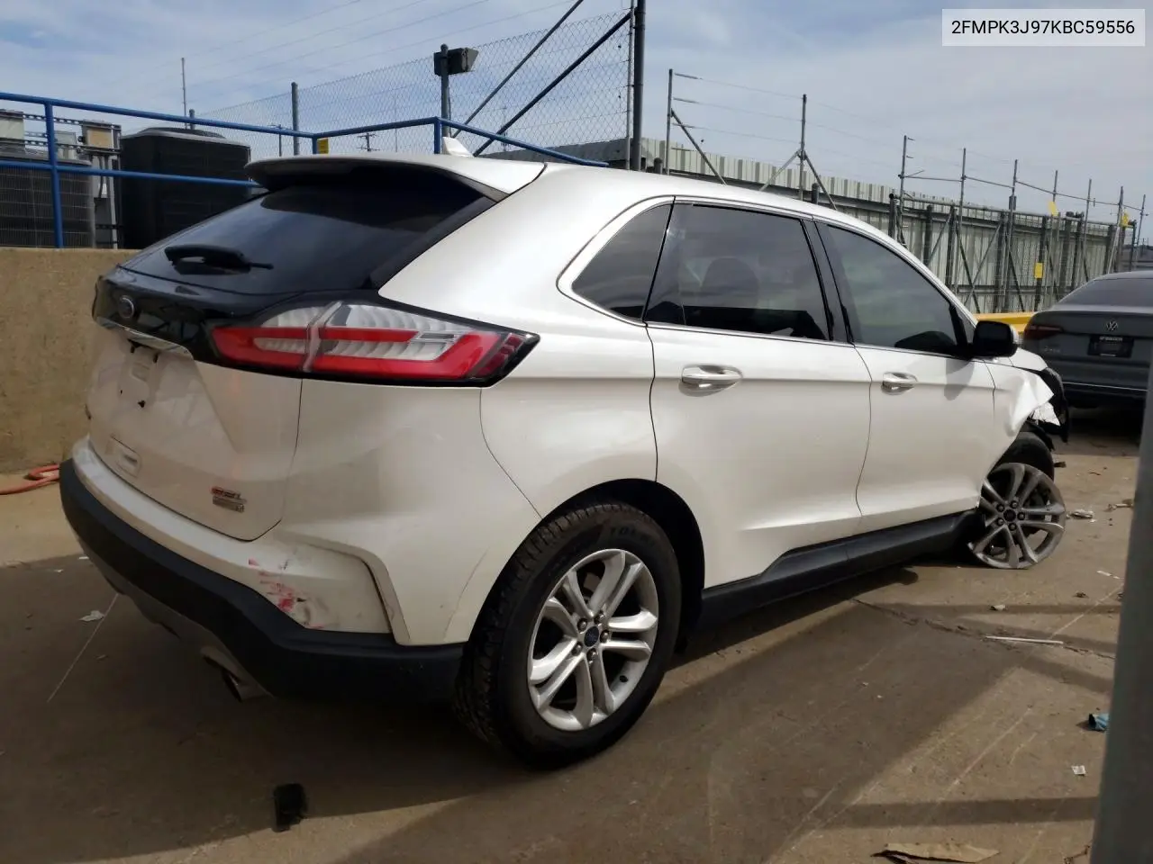 2019 FORD EDGE VIN 2FMPK3J97KBC59556 — фото 3