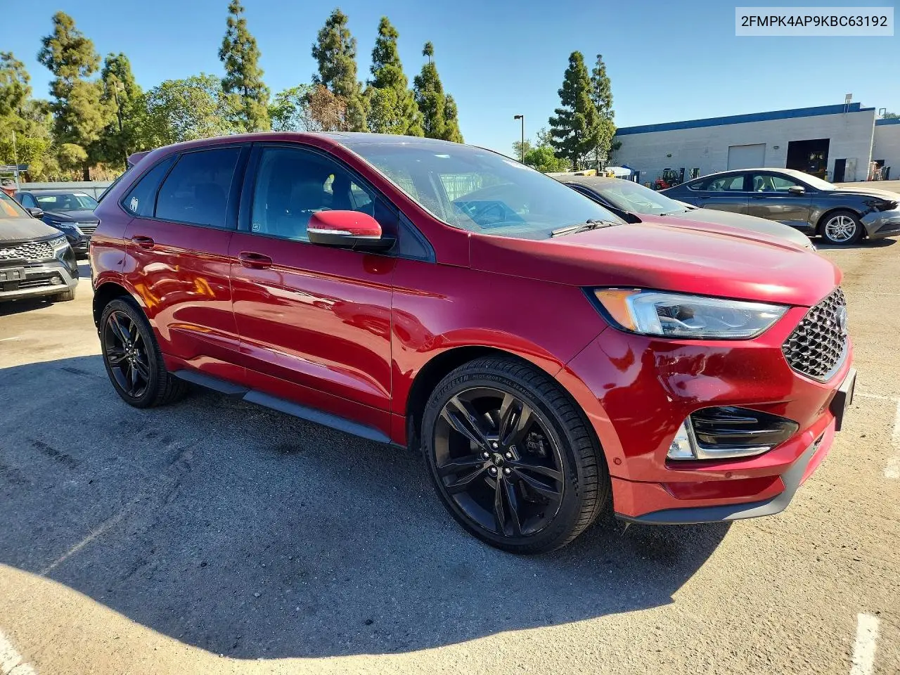 2019 FORD EDGE VIN 2FMPK4AP9KBC63192 — фото 4