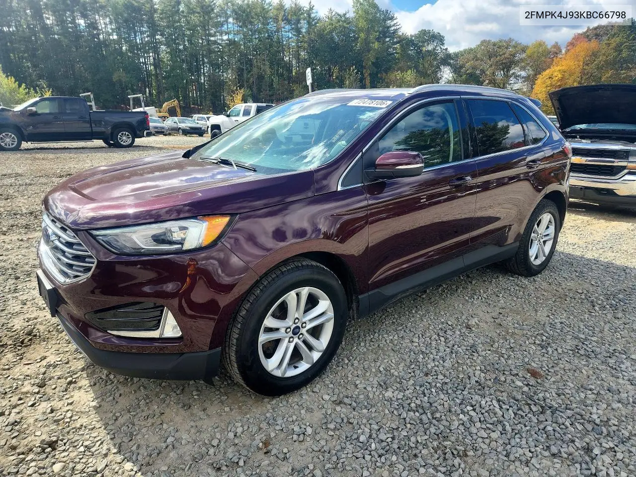 FORD EDGE 2019, VIN 2FMPK4J93KBC66798