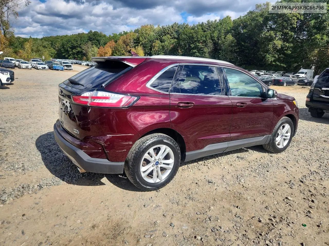 2019 FORD EDGE VIN 2FMPK4J93KBC66798 — фото 3