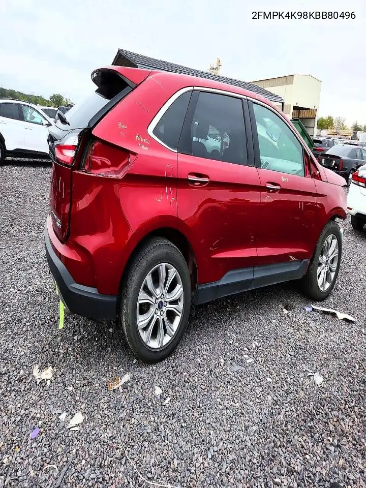 2019 FORD EDGE VIN 2FMPK4K98KBB80496 — фото 3