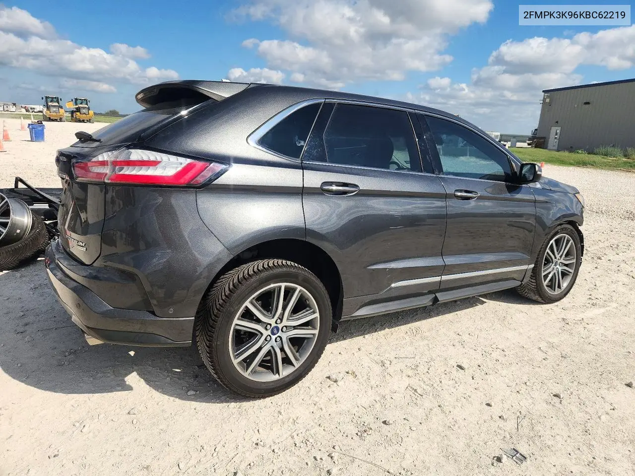 2019 FORD EDGE VIN 2FMPK3K96KBC62219 — фото 3