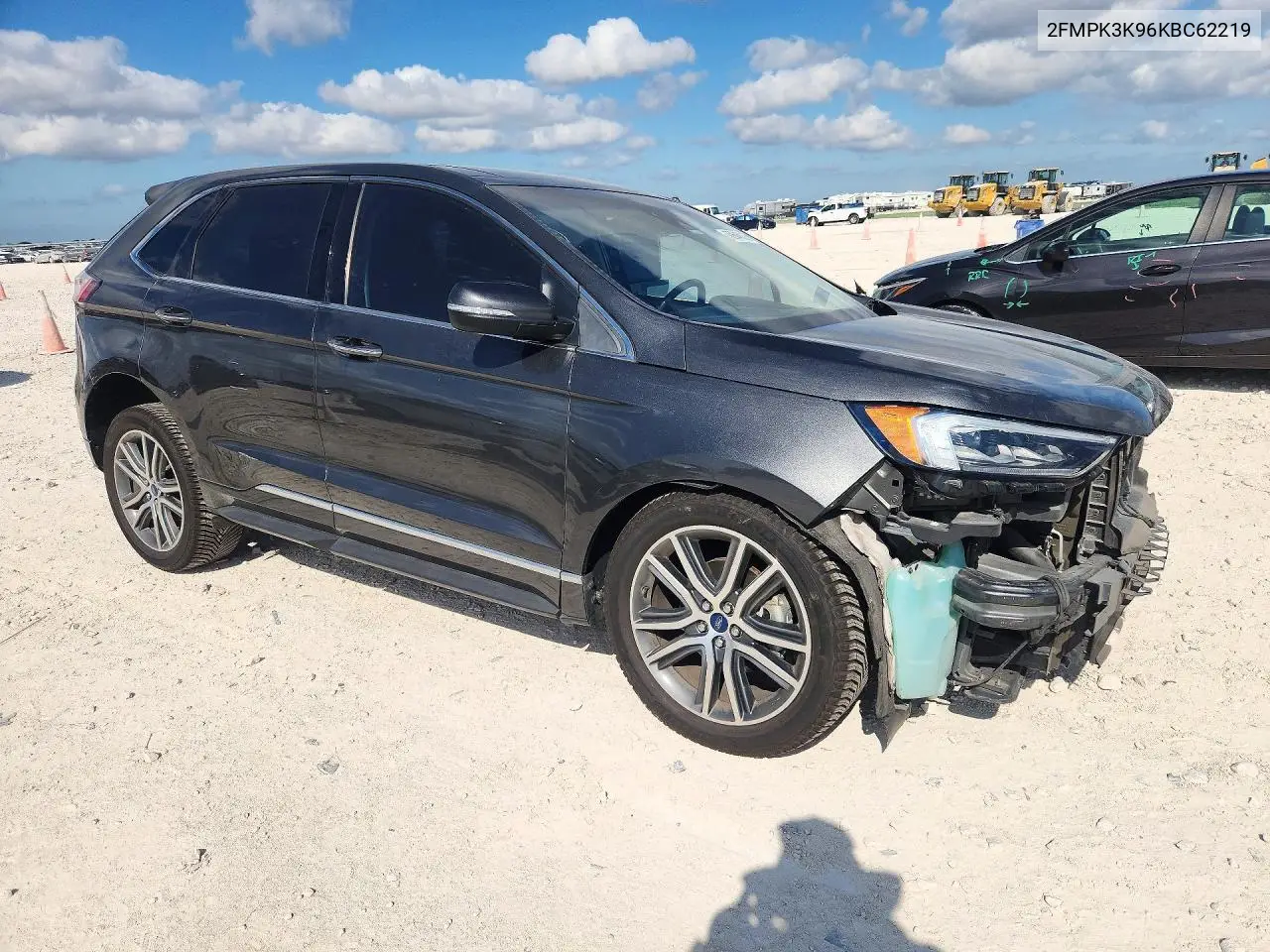 2019 FORD EDGE VIN 2FMPK3K96KBC62219 — фото 4