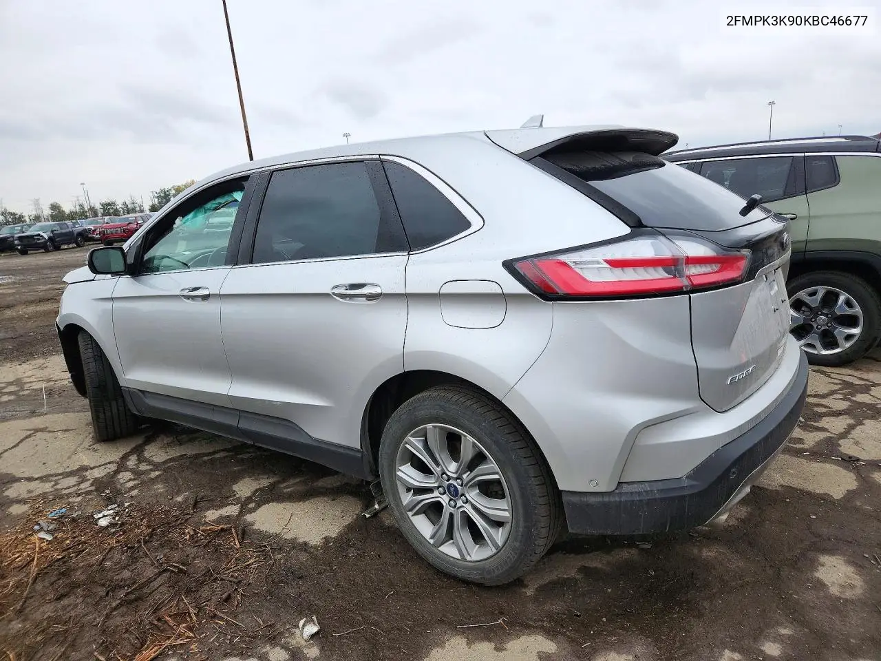 2019 FORD EDGE VIN 2FMPK3K90KBC46677 — фото 2