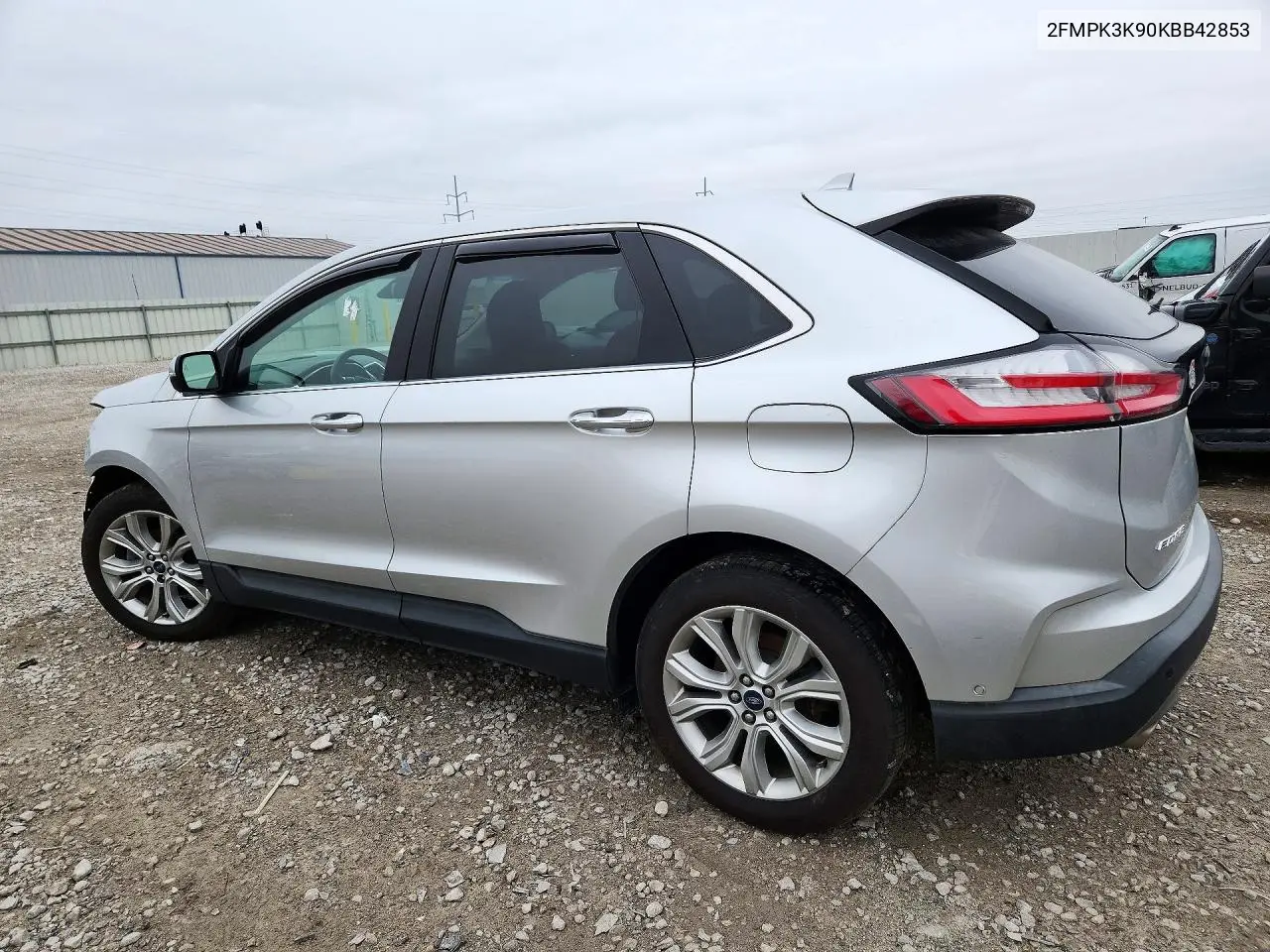 2019 FORD EDGE VIN 2FMPK3K90KBB42853 — фото 2