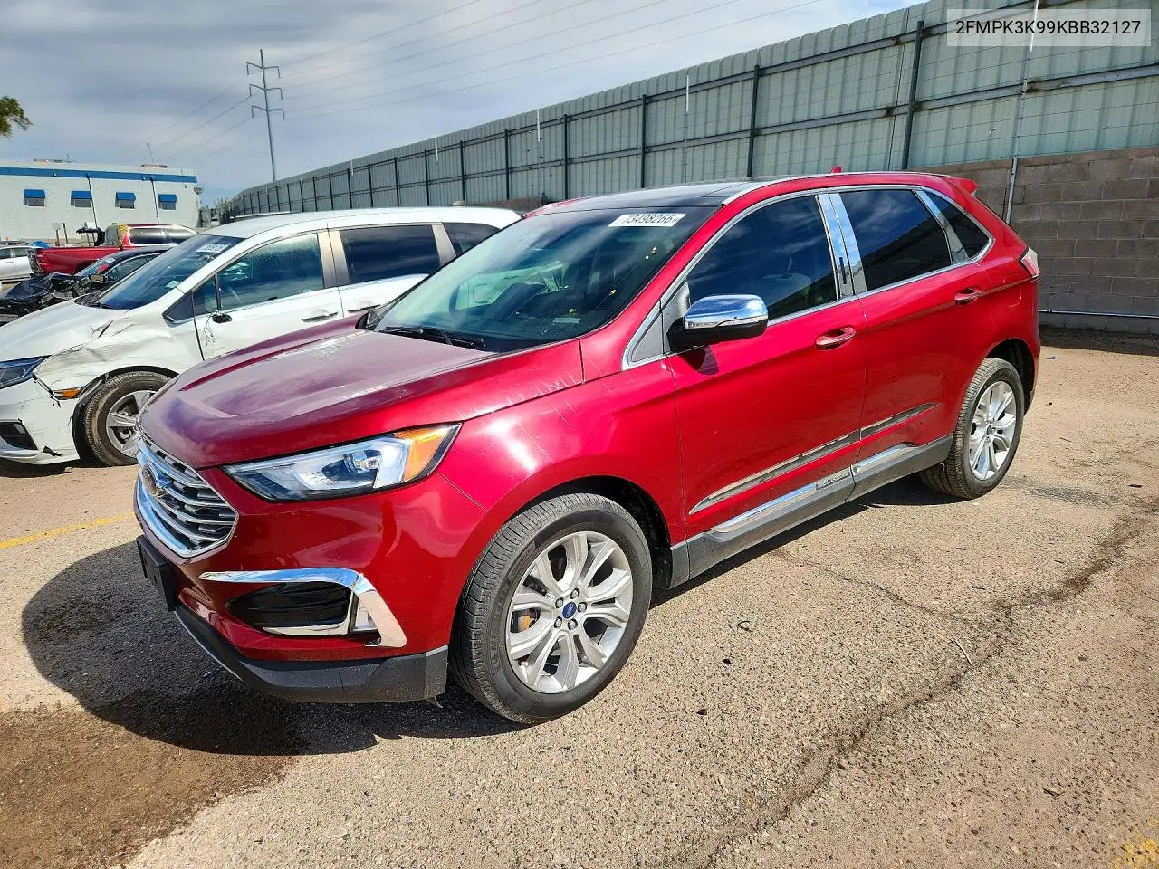 FORD EDGE 2019, VIN 2FMPK3K99KBB32127