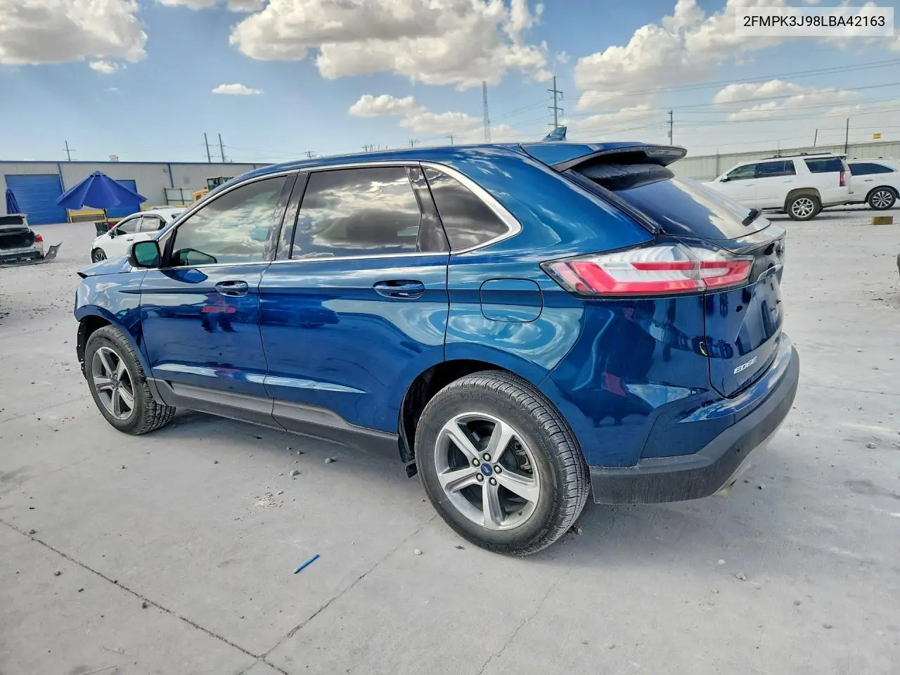 2020 FORD EDGE VIN 2FMPK3J98LBA42163 — фото 2