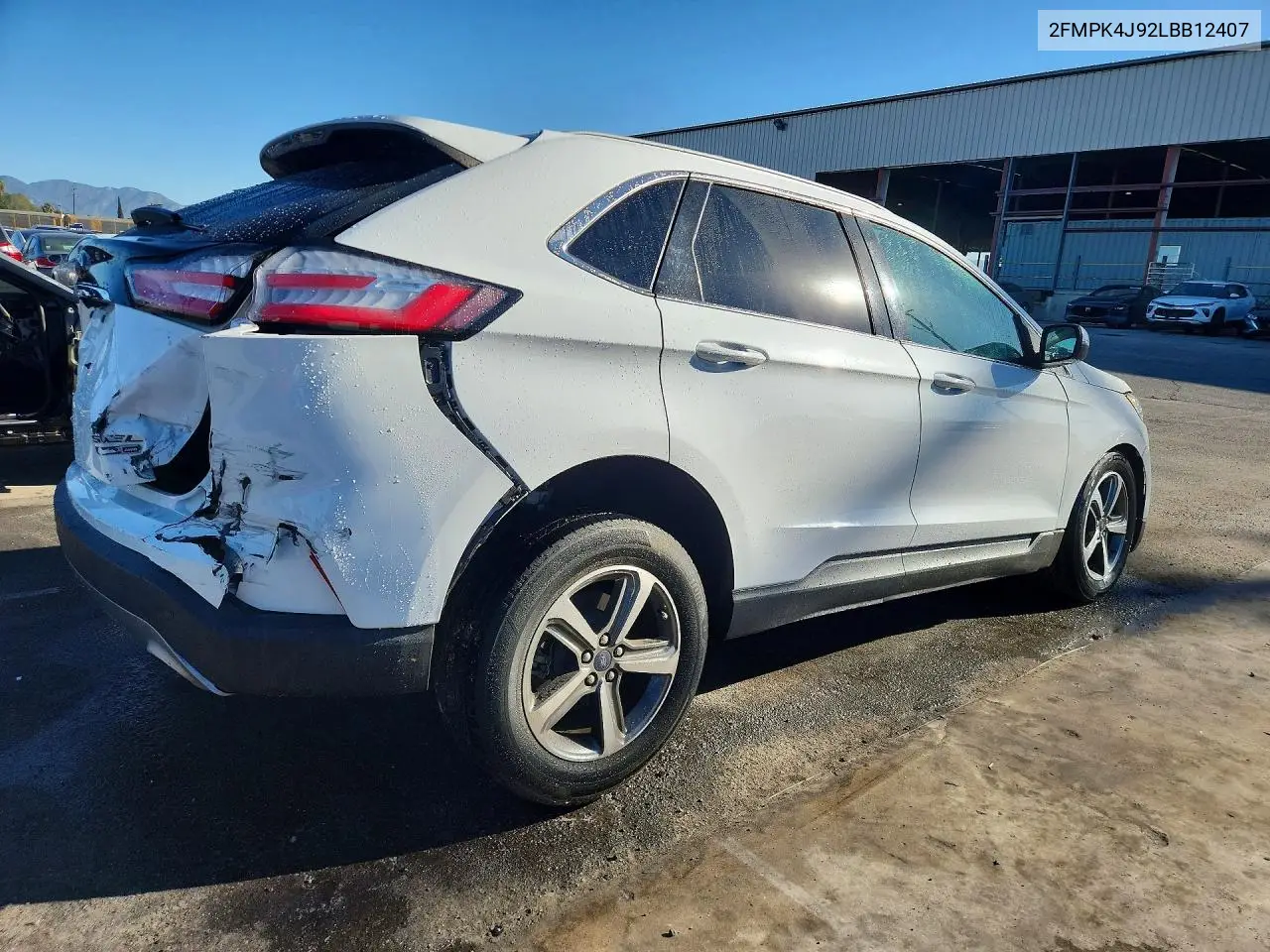 2020 FORD EDGE VIN 2FMPK4J92LBB12407 — фото 3