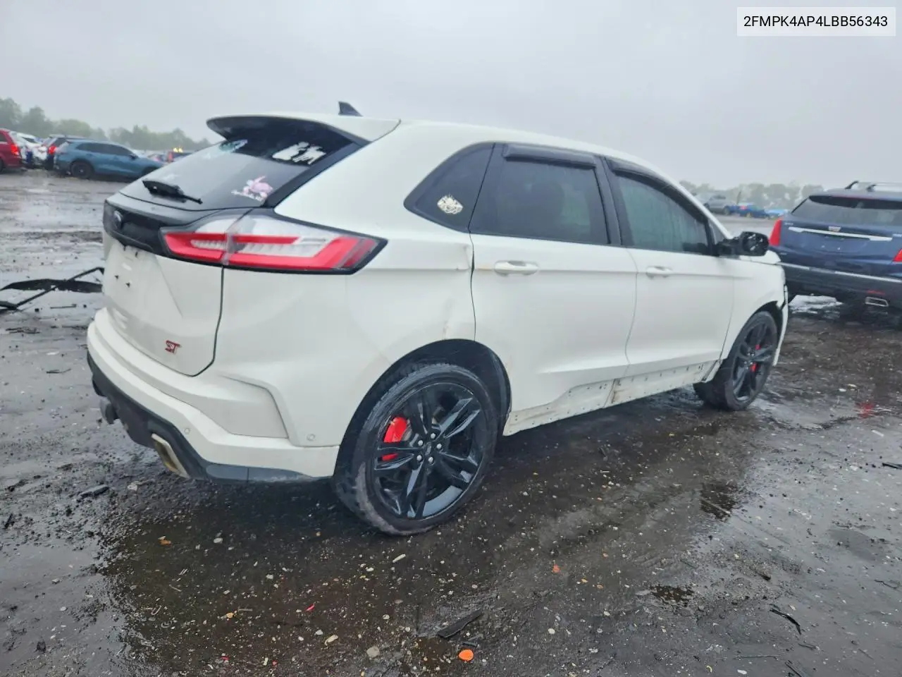 2020 FORD EDGE VIN 2FMPK4AP4LBB56343 — фото 3
