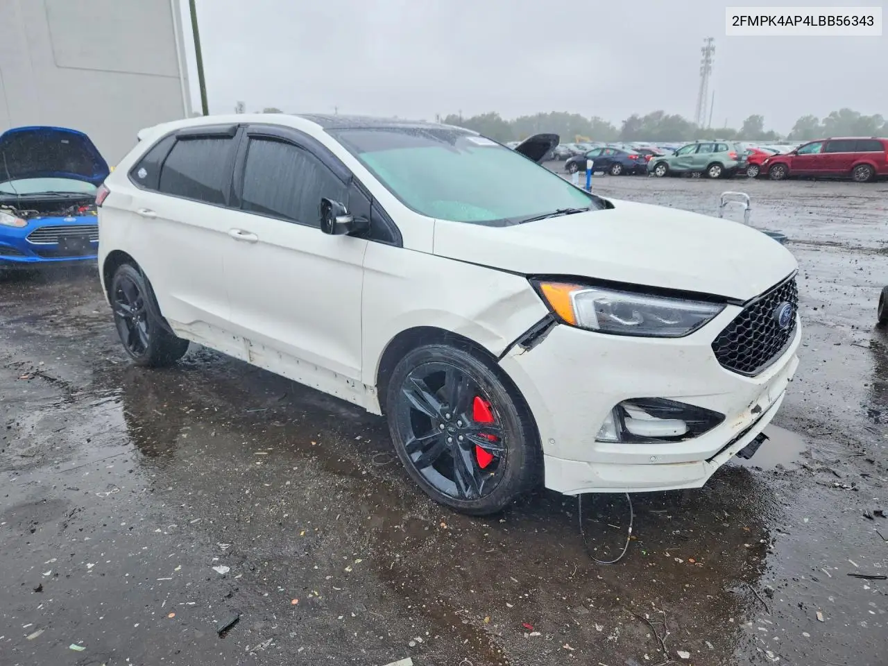 2020 FORD EDGE VIN 2FMPK4AP4LBB56343 — фото 4