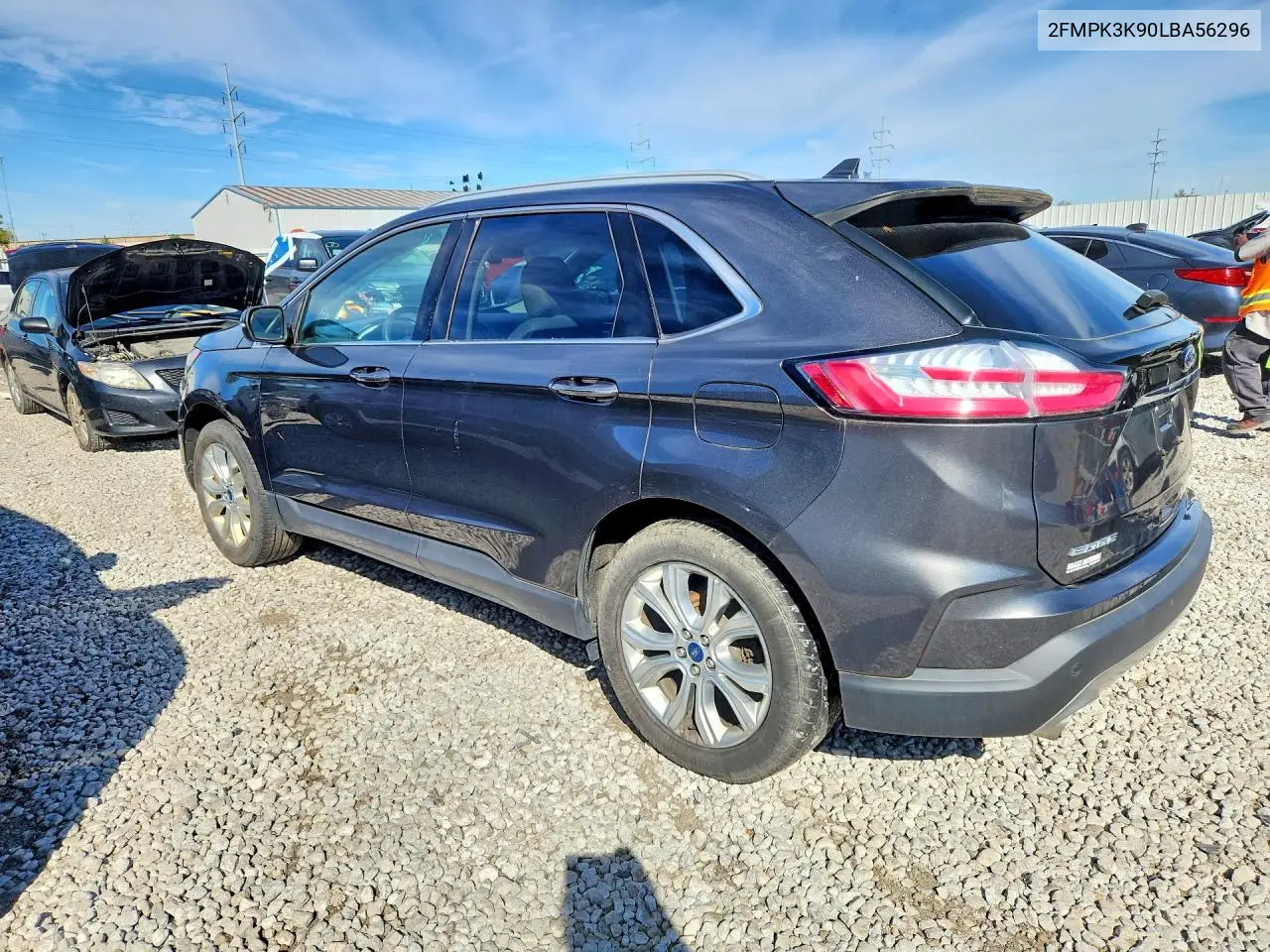 2020 FORD EDGE VIN 2FMPK3K90LBA56296 — фото 2
