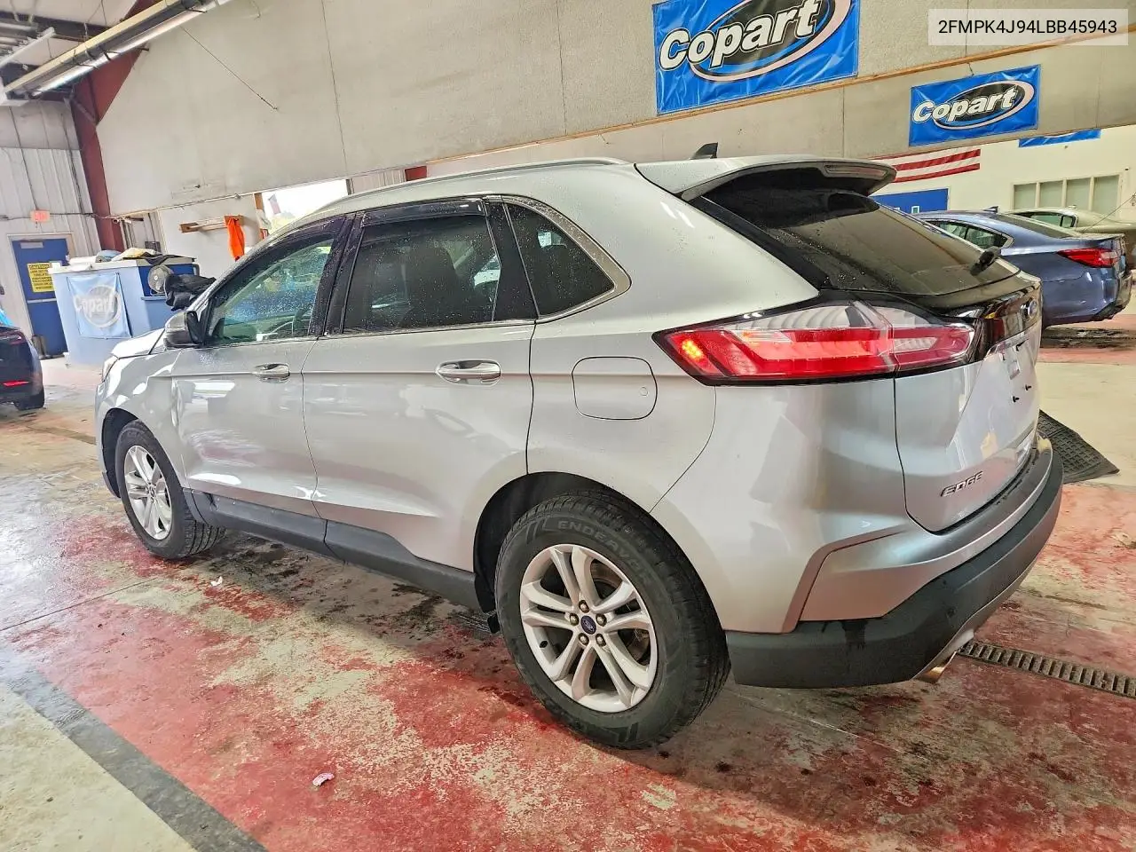 2020 FORD EDGE VIN 2FMPK4J94LBB45943 — фото 2