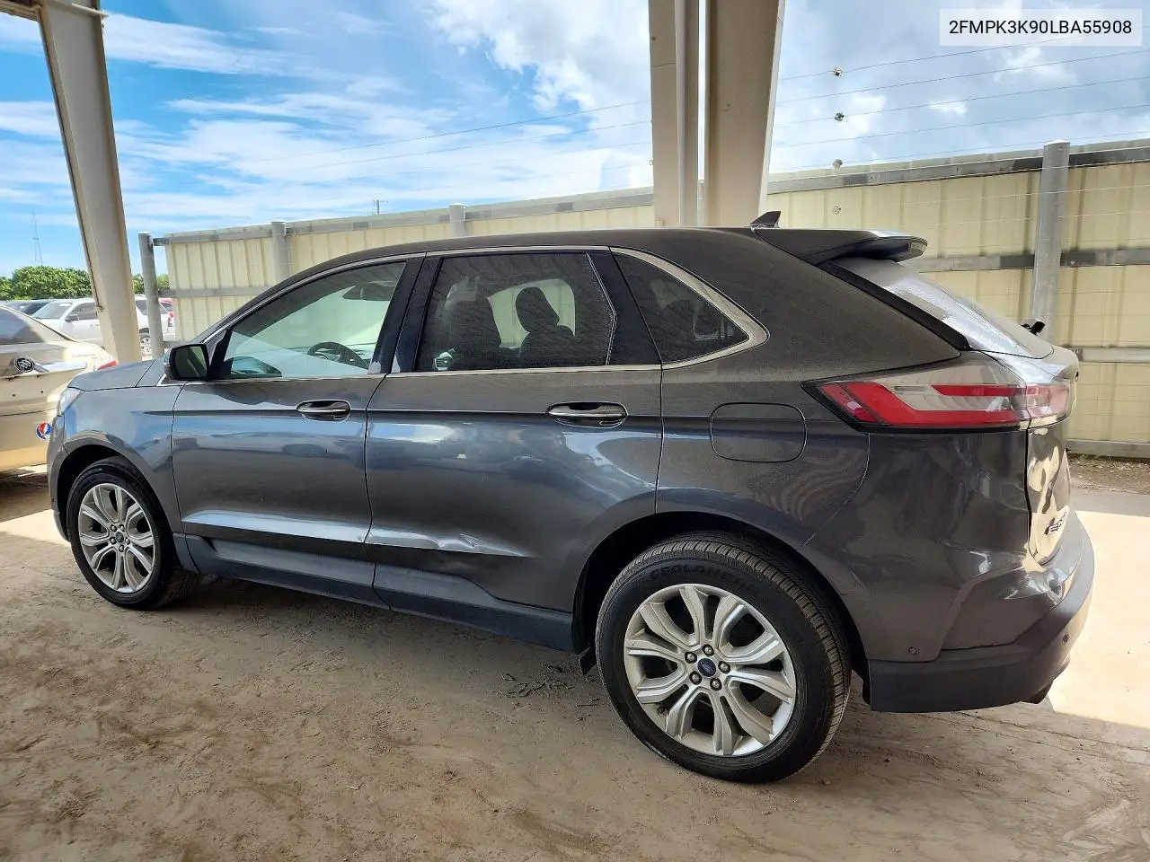 2020 FORD EDGE VIN 2FMPK3K90LBA55908 — фото 2
