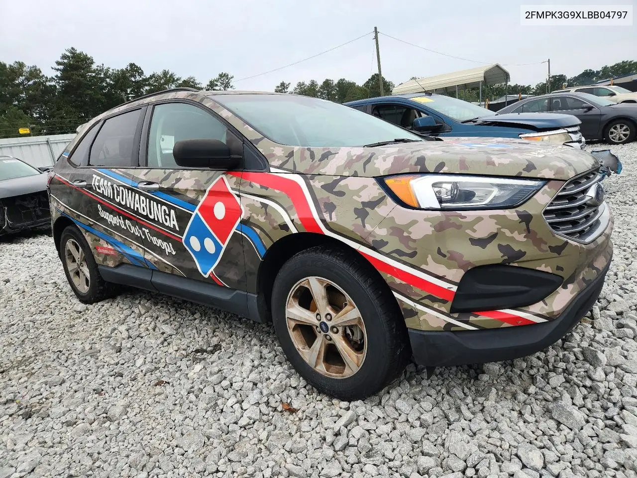 2020 FORD EDGE VIN 2FMPK3G9XLBB04797 — фото 4