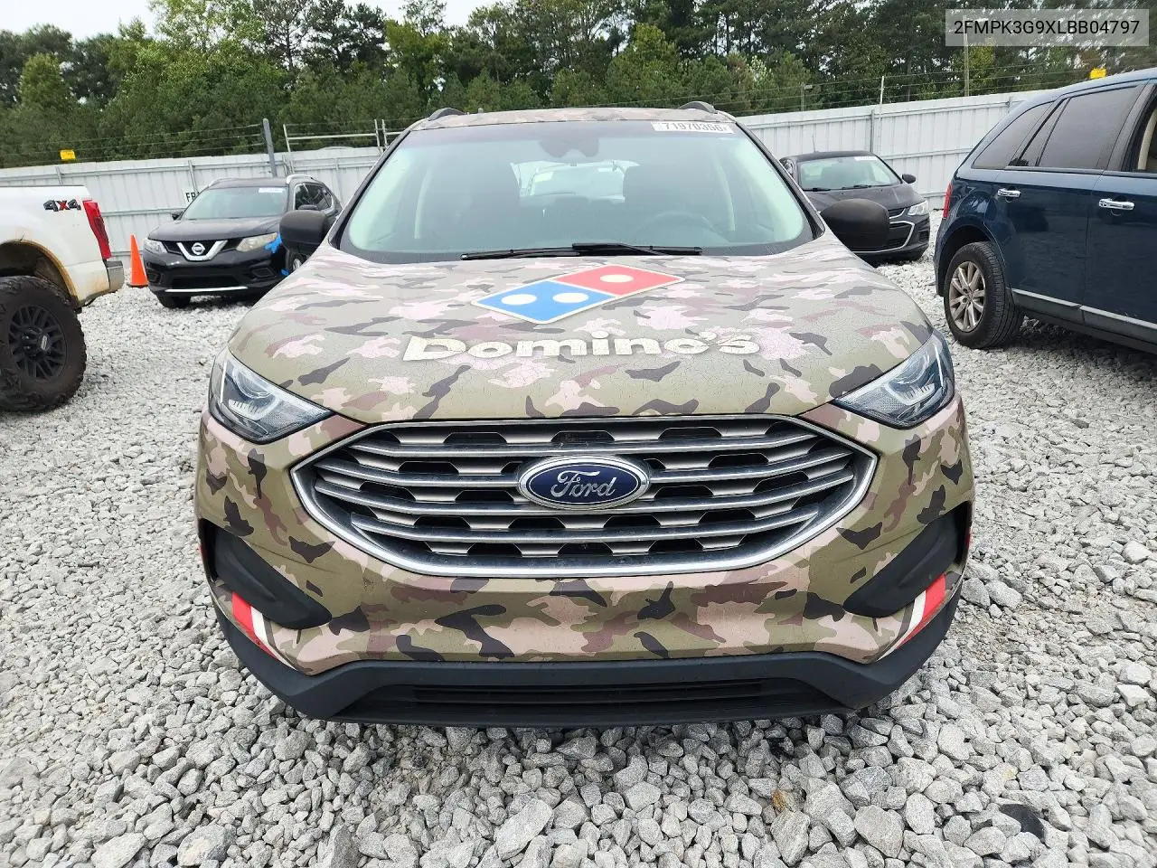 2020 FORD EDGE VIN 2FMPK3G9XLBB04797 — фото 5