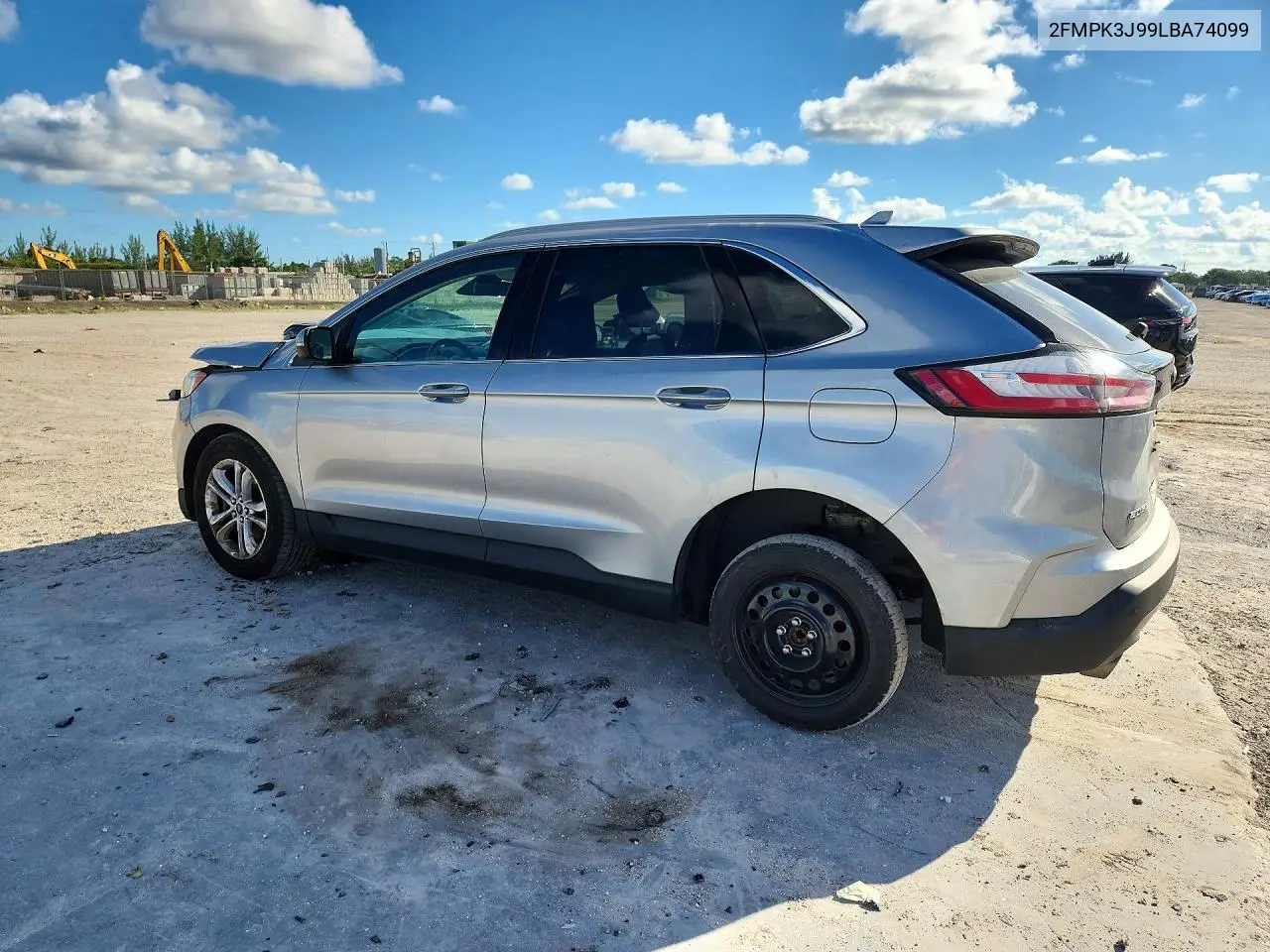 2020 FORD EDGE VIN 2FMPK3J99LBA74099 — фото 2