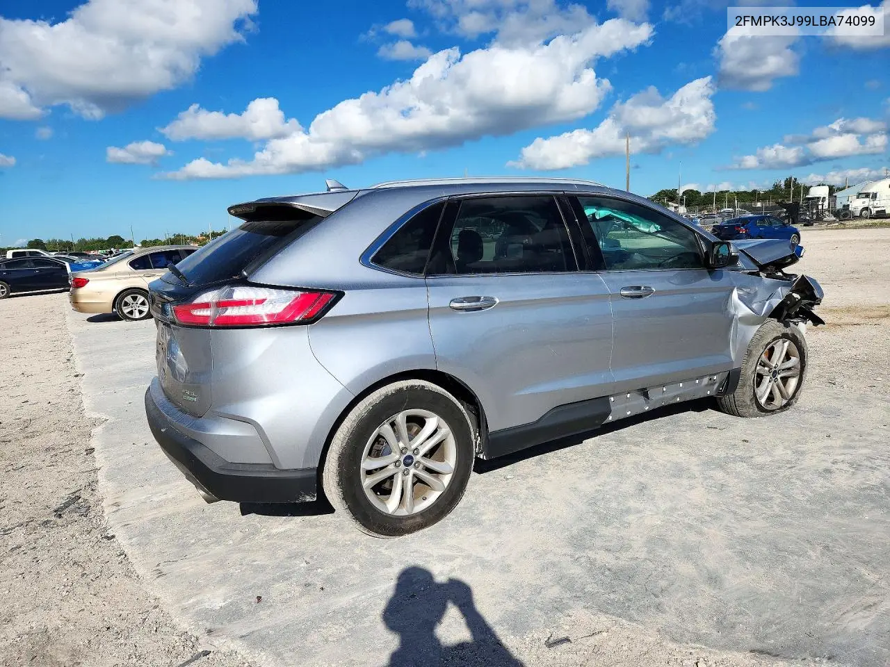 2020 FORD EDGE VIN 2FMPK3J99LBA74099 — фото 3