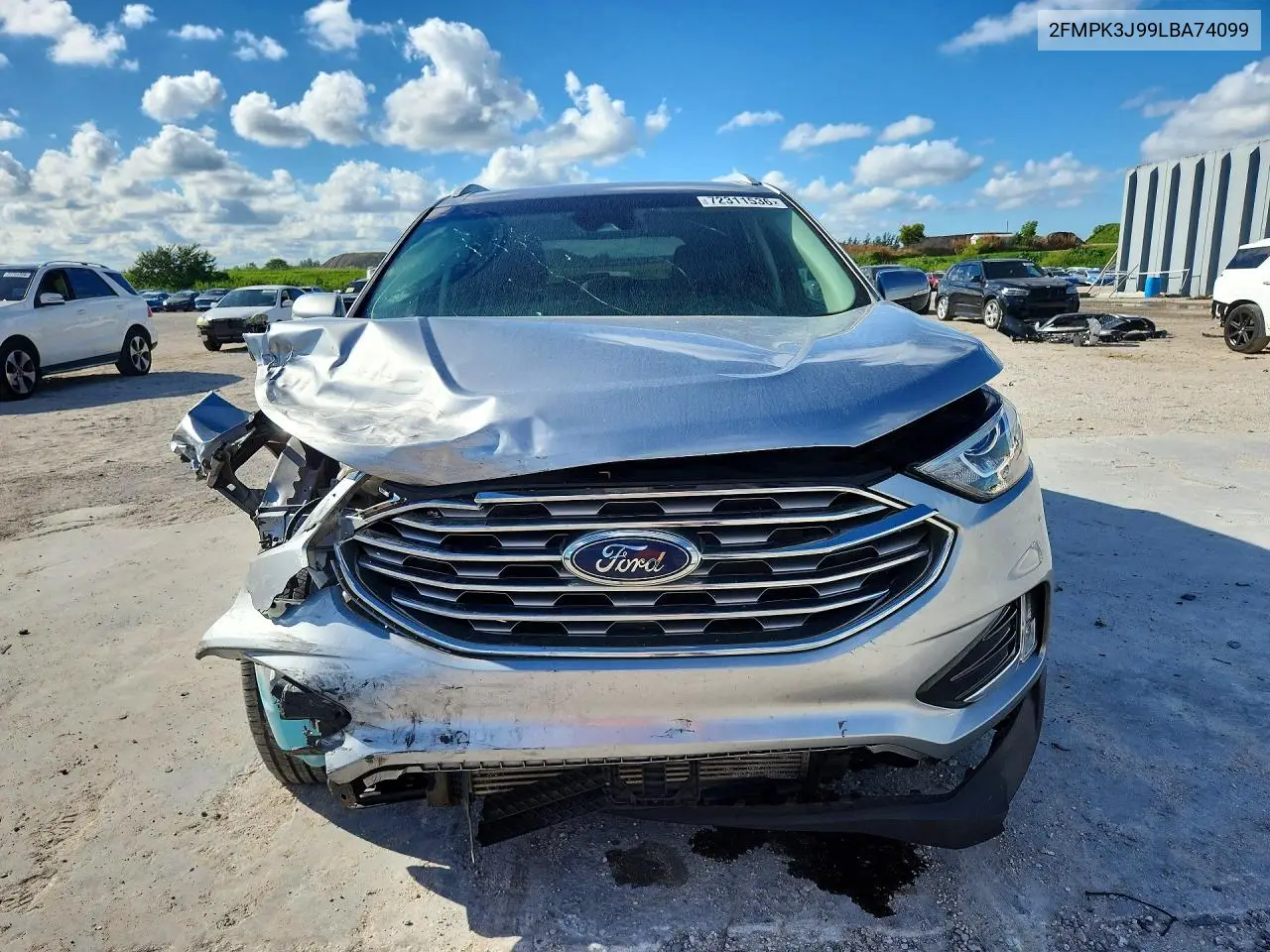 2020 FORD EDGE VIN 2FMPK3J99LBA74099 — фото 5