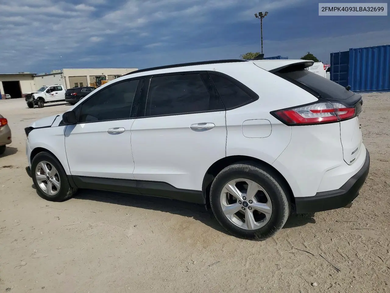 2020 FORD EDGE VIN 2FMPK4G93LBA32699 — фото 2