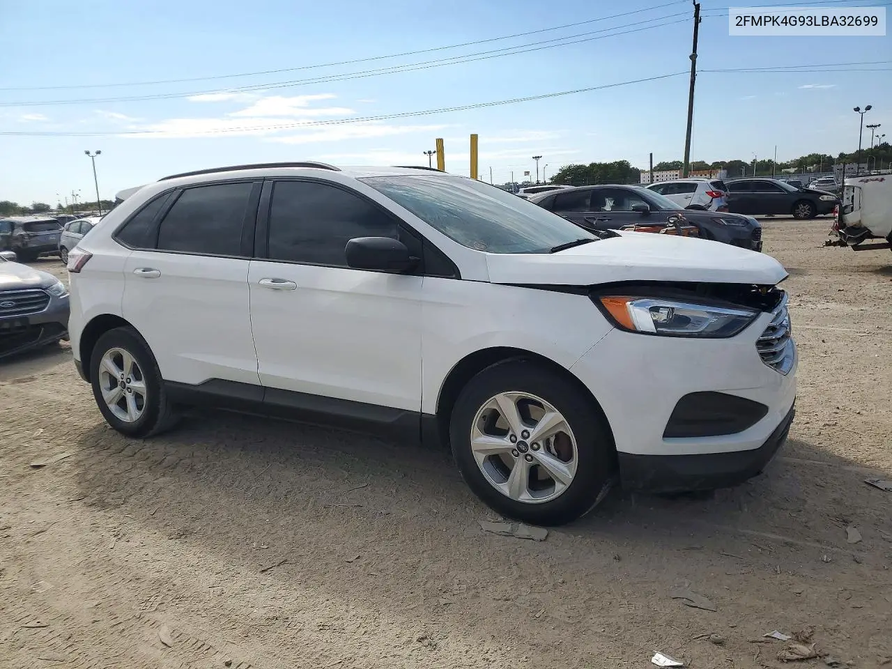 2020 FORD EDGE VIN 2FMPK4G93LBA32699 — фото 4