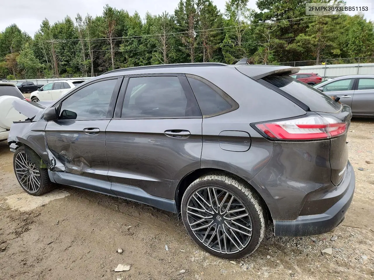 2020 FORD EDGE VIN 2FMPK3G93LBB51153 — фото 2