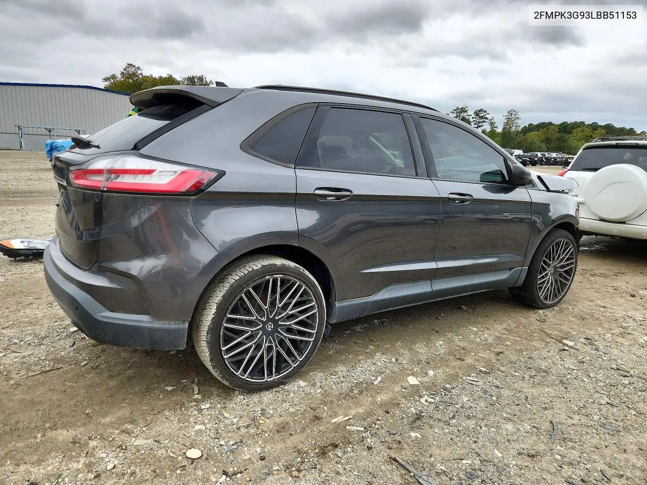 2020 FORD EDGE VIN 2FMPK3G93LBB51153 — фото 3