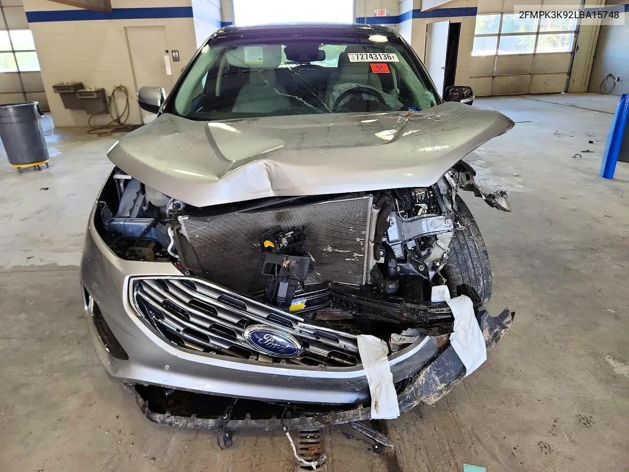 2020 FORD EDGE VIN 2FMPK3K92LBA15748 — фото 5