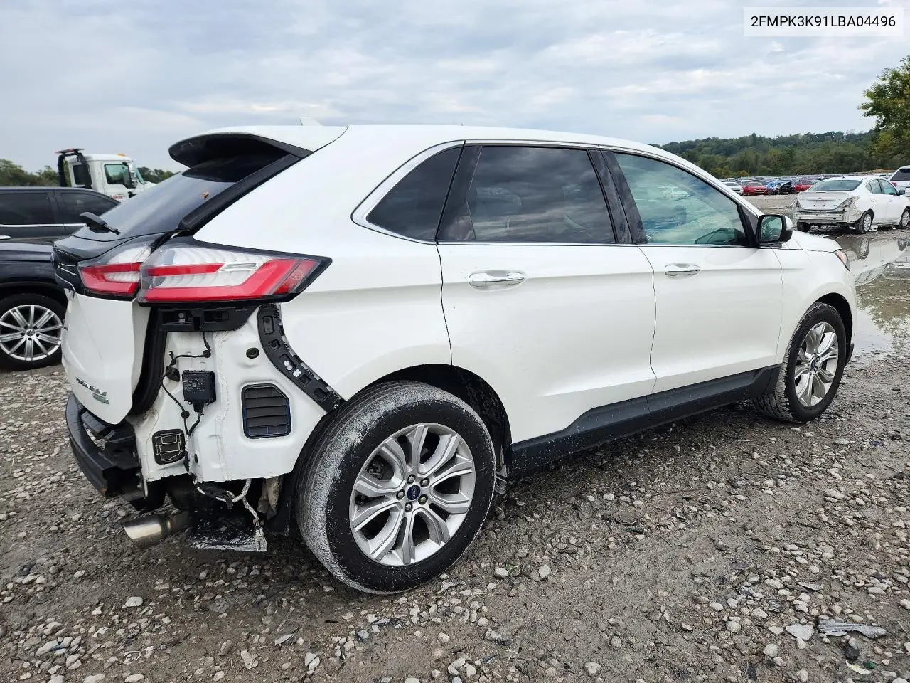 2020 FORD EDGE VIN 2FMPK3K91LBA04496 — фото 3