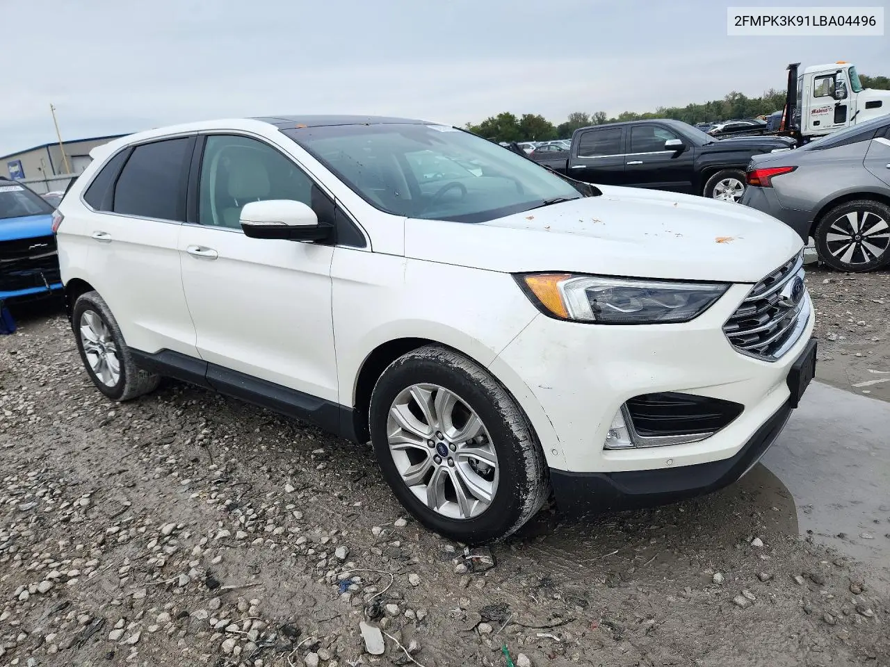2020 FORD EDGE VIN 2FMPK3K91LBA04496 — фото 4