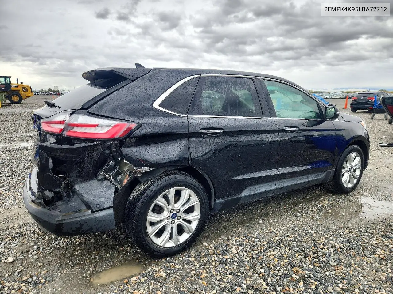 2020 FORD EDGE VIN 2FMPK4K95LBA72712 — фото 3