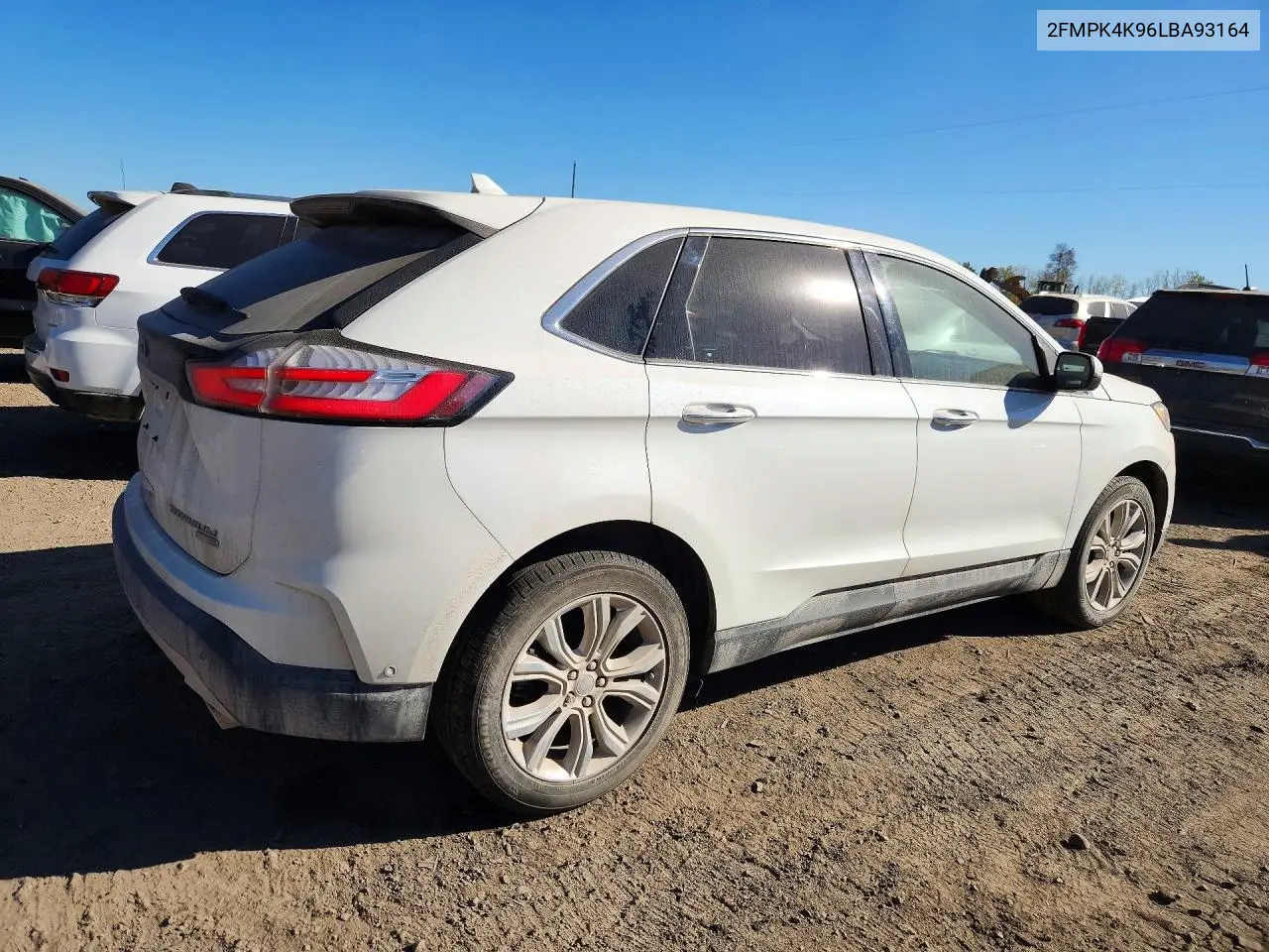 2020 FORD EDGE VIN 2FMPK4K96LBA93164 — фото 3