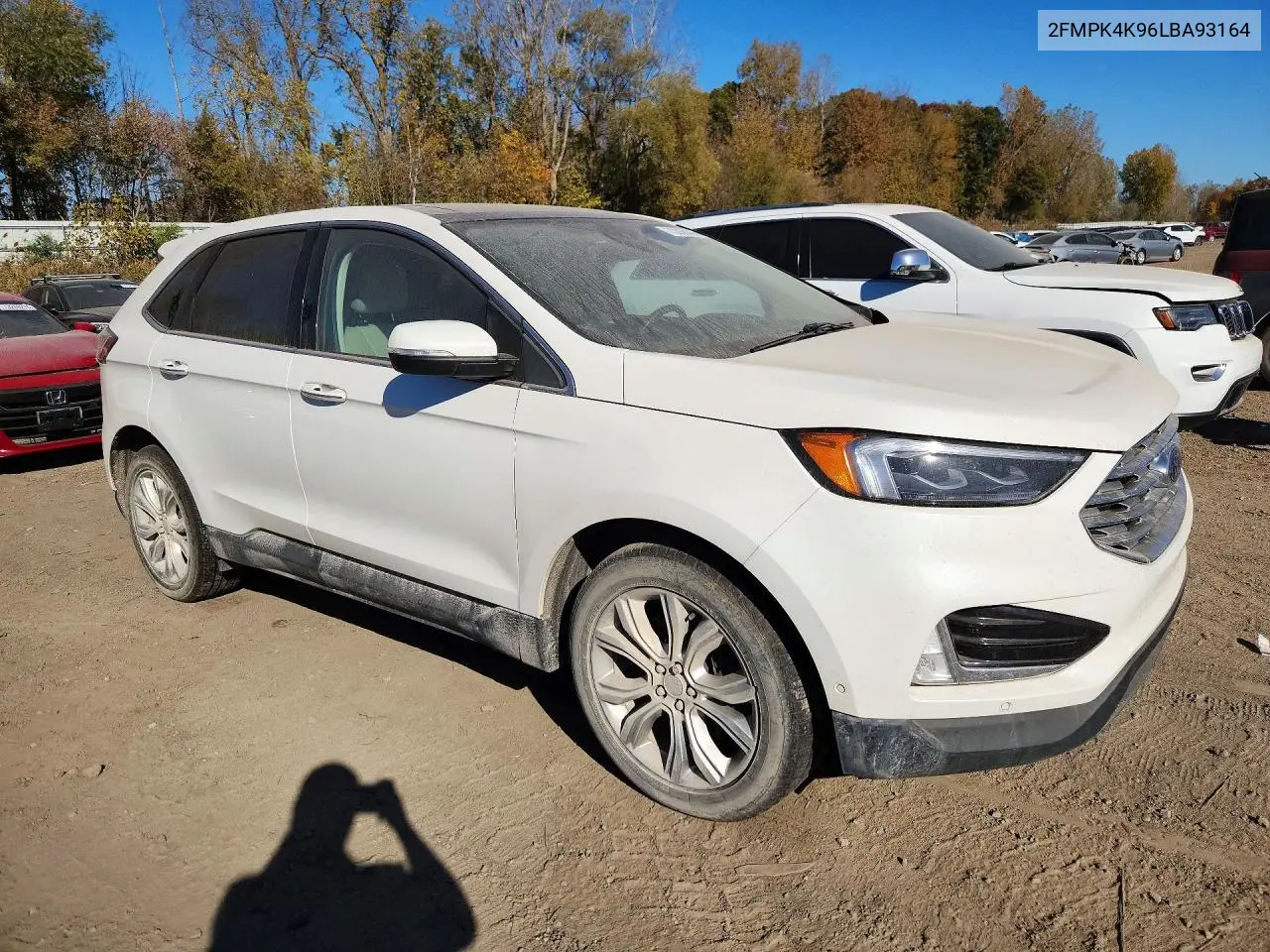 2020 FORD EDGE VIN 2FMPK4K96LBA93164 — фото 4