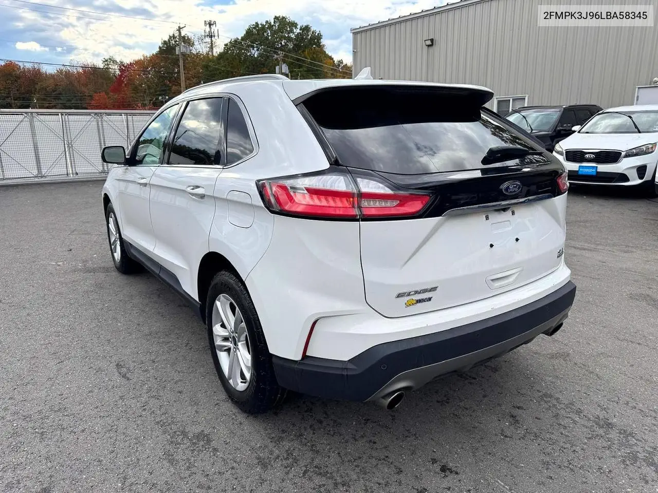 2020 FORD EDGE VIN 2FMPK3J96LBA58345 — фото 2