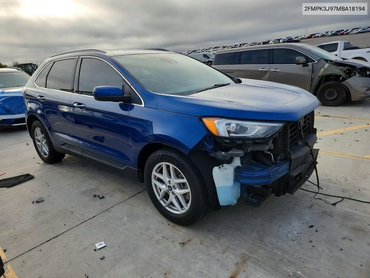 2021 FORD EDGE VIN 2FMPK3J97MBA18194 — фото 4