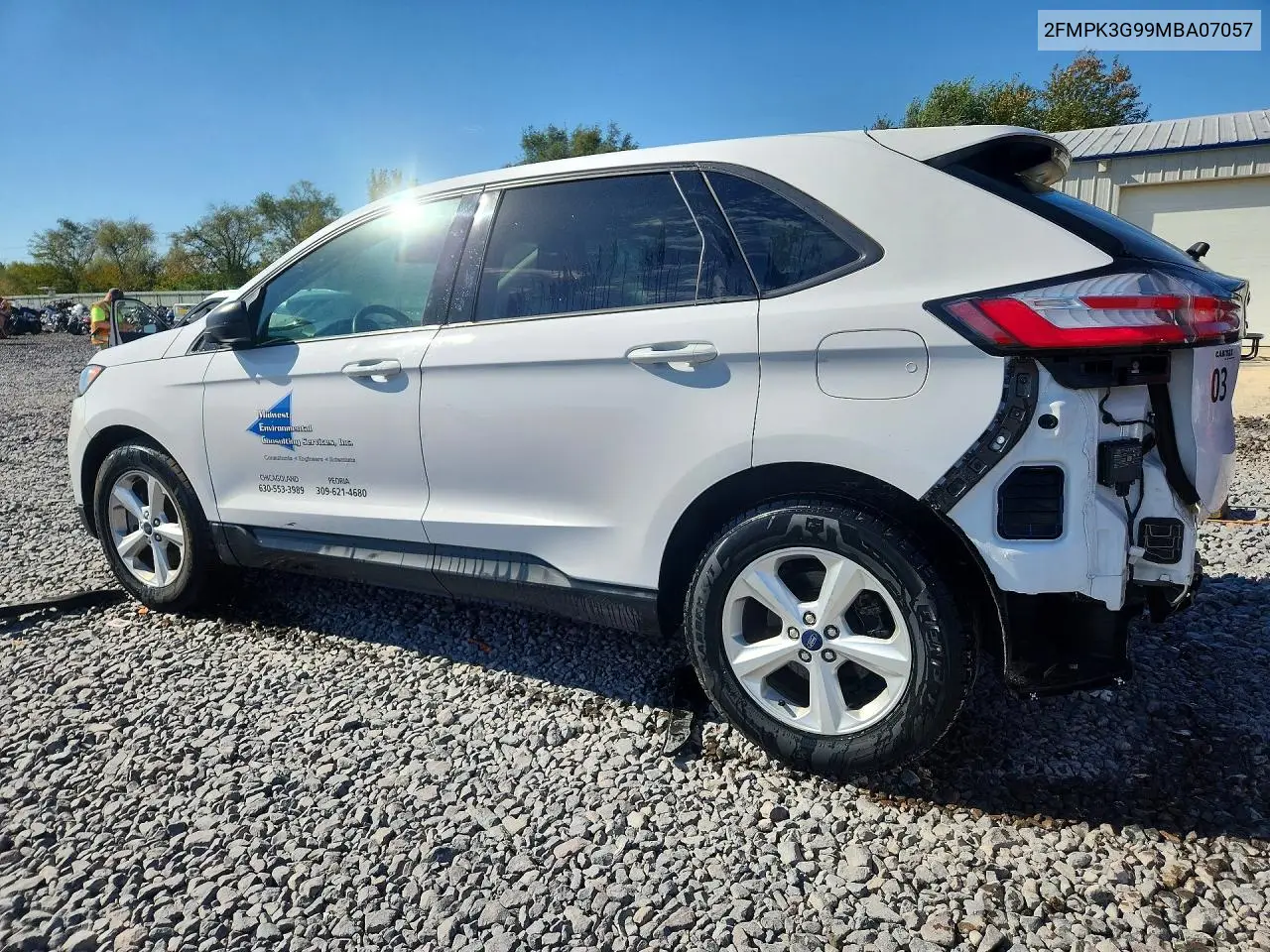 2021 FORD EDGE VIN 2FMPK3G99MBA07057 — фото 2