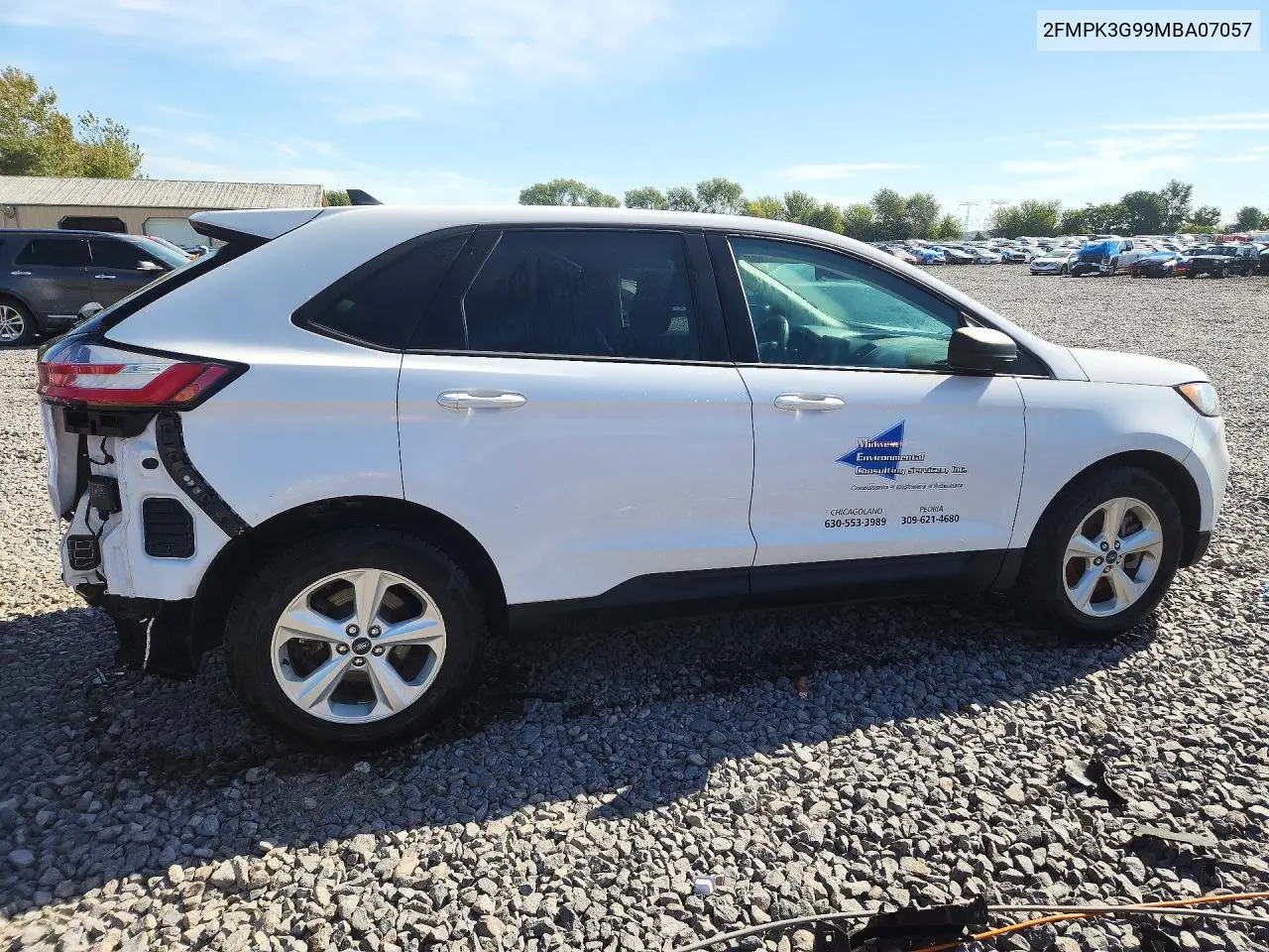2021 FORD EDGE VIN 2FMPK3G99MBA07057 — фото 3