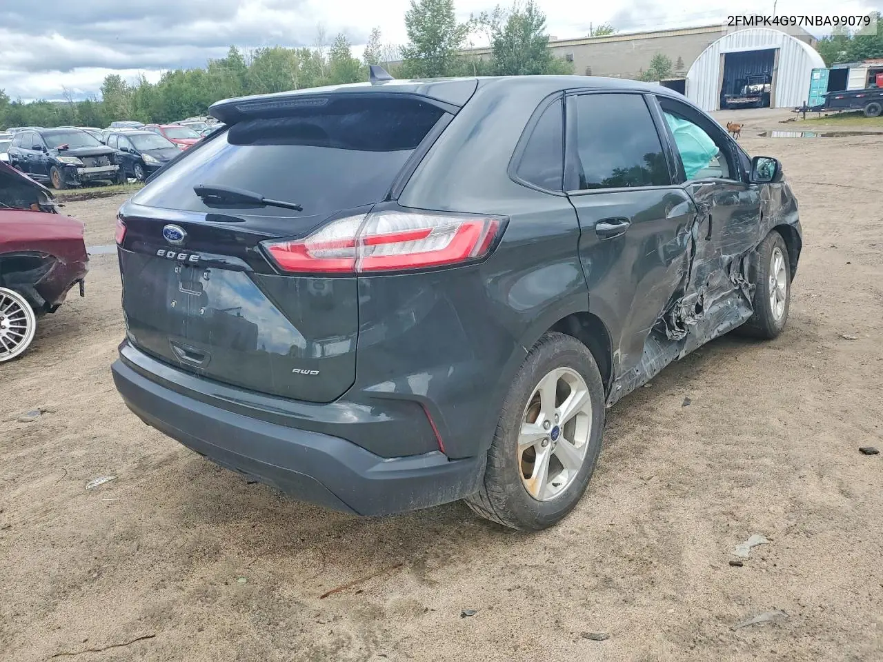 2022 FORD EDGE VIN 2FMPK4G97NBA99079 — фото 3