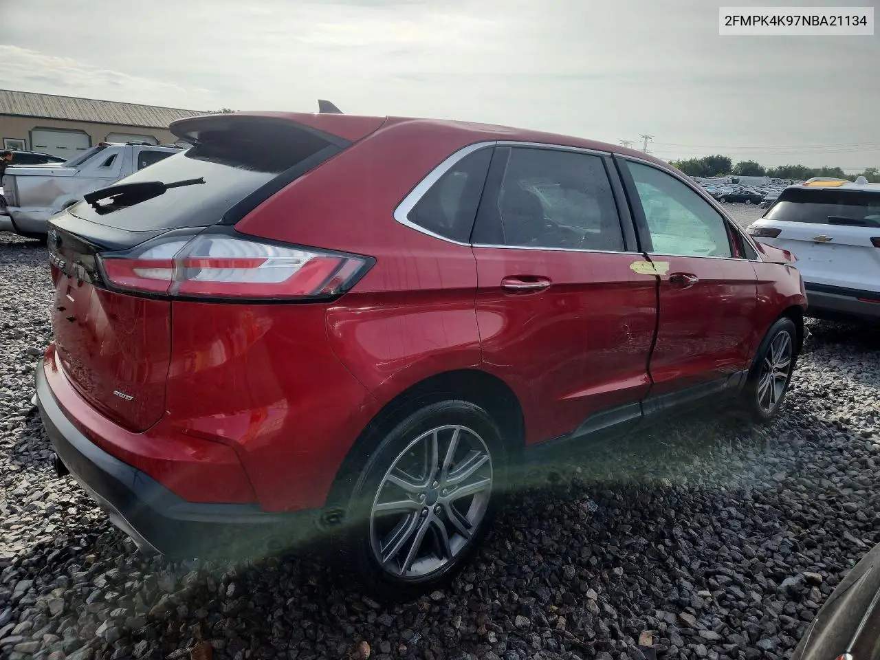 2022 FORD EDGE VIN 2FMPK4K97NBA21134 — фото 3