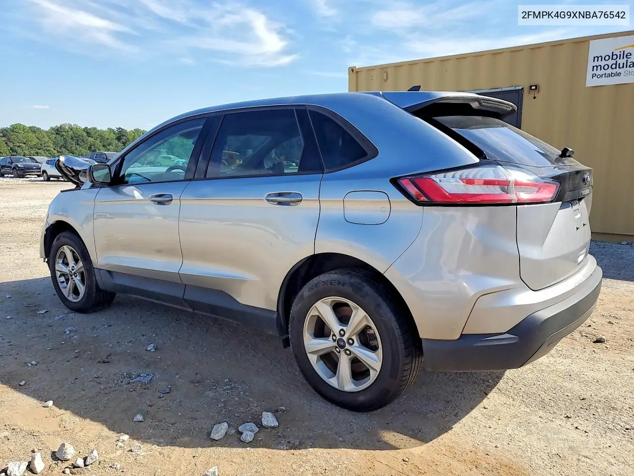 2022 FORD EDGE VIN 2FMPK4G9XNBA76542 — фото 2