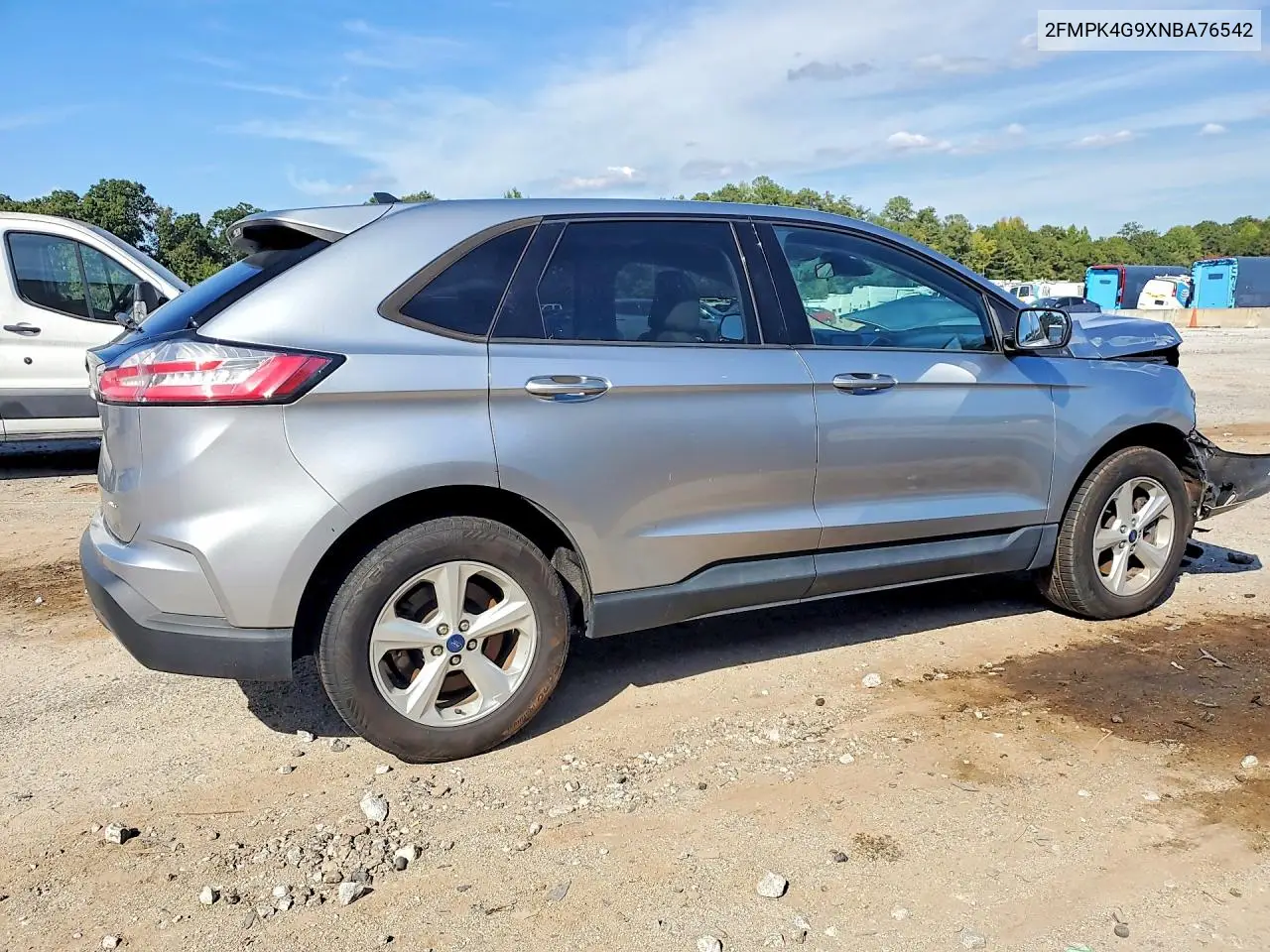 2022 FORD EDGE VIN 2FMPK4G9XNBA76542 — фото 3